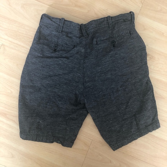 Express | Classic Fit Cotton Striped Shorts - Picture 2 of 5